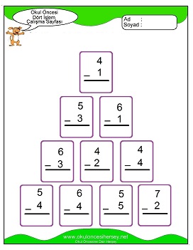 İşlemler yaprak test